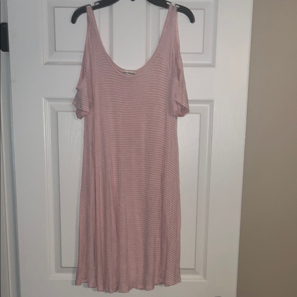 Pink Striped Women's Dress